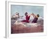 Bathing-Cham-Framed Giclee Print