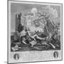 Bathos, Manner of Sinking, in Sublime Paintings Inscribed to the Dealers in Dark Pictures, 1764-William Hogarth-Mounted Giclee Print