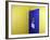 Bathroom Door with an Out of Order Notice-null-Framed Photographic Print