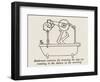 Bathroom Exercise-William Heath Robinson-Framed Photographic Print