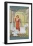 Bathroom of the Thirties-null-Framed Art Print