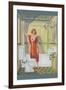 Bathroom of the Thirties-null-Framed Art Print