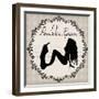 Bathroom Powder Room Silhouette Mermaid-sylvia pimental-Framed Art Print