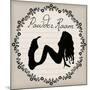 Bathroom Powder Room Silhouette Mermaid-sylvia pimental-Mounted Premium Giclee Print