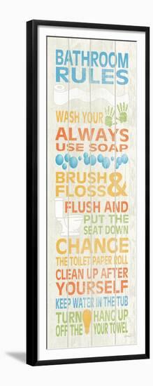 Bathroom Rules I-N. Harbick-Framed Art Print