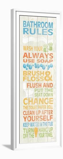 Bathroom Rules I-N. Harbick-Framed Art Print