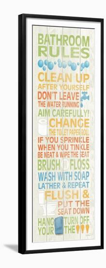 Bathroom Rules II-N. Harbick-Framed Art Print