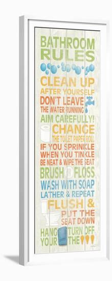 Bathroom Rules II-N. Harbick-Framed Art Print