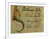 Bathroom Rules Vintage Mermaid-sylvia pimental-Framed Art Print