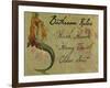 Bathroom Rules Vintage Mermaid-sylvia pimental-Framed Art Print