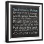 Bathroom Rules-Lauren Gibbons-Framed Art Print