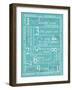 Bathroom Rules-Taylor Greene-Framed Art Print