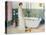 Bathroom Scene - Lisbeth, Pub. in 'Lasst Licht Hinin'-Carl Larsson-Stretched Canvas