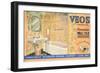 Bathroom Tile Advertisement-null-Framed Art Print