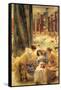 Baths of Caracalla-Sir Lawrence Alma-Tadema-Framed Stretched Canvas