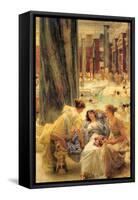 Baths of Caracalla-Sir Lawrence Alma-Tadema-Framed Stretched Canvas