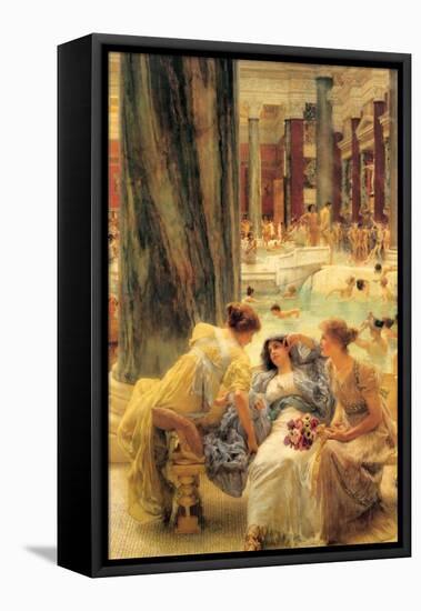 Baths of Caracalla-Sir Lawrence Alma-Tadema-Framed Stretched Canvas