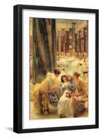 Baths of Caracalla-Sir Lawrence Alma-Tadema-Framed Art Print