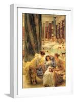 Baths of Caracalla-Sir Lawrence Alma-Tadema-Framed Art Print