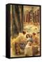 Baths of Caracalla-Sir Lawrence Alma-Tadema-Framed Stretched Canvas