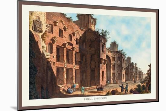 Baths of Dioclesian-M. Dubourg-Mounted Art Print