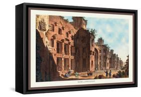 Baths of Dioclesian-M. Dubourg-Framed Stretched Canvas