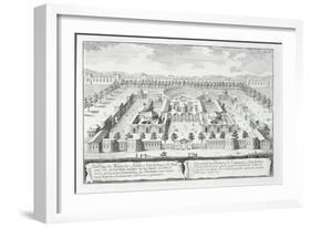 Baths of Diocletian, Rome, from "Entwurf Einer Historischen Architektur," 1721-Johann Bernhard Fischer Von Erlach-Framed Giclee Print