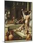 Baths of Pozzuoli-Girolamo Macchietti-Mounted Giclee Print