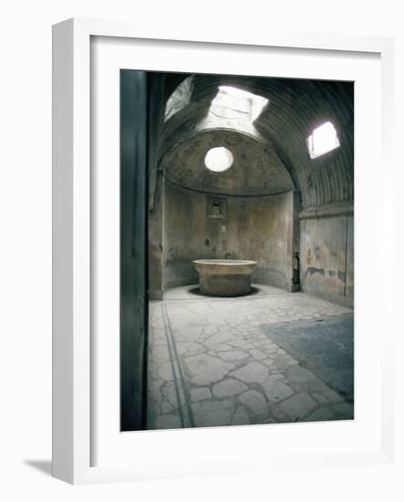 Baths, Pompeii, Campania, Italy-Christina Gascoigne-Framed Photographic Print