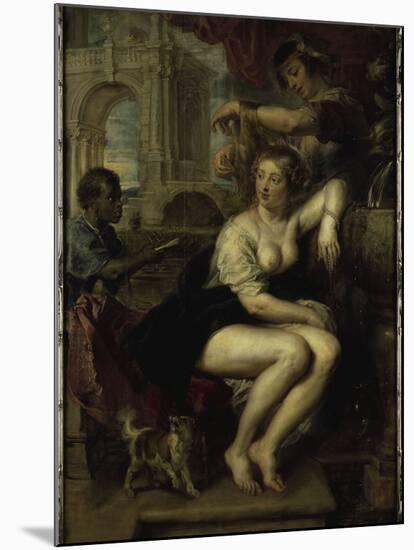 Bathseba at the Well-Peter Paul Rubens-Mounted Giclee Print