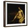 Bathseba in the Bath, 1654-Rembrandt van Rijn-Framed Giclee Print