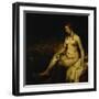 Bathseba in the Bath, 1654-Rembrandt van Rijn-Framed Giclee Print