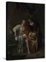 Bathsheba After the Bath, c.1670-5-Jan Havicksz. Steen-Stretched Canvas