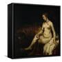 Bathsheba at Her Bath (Bathsheba with King David's Lette)-Rembrandt van Rijn-Framed Stretched Canvas