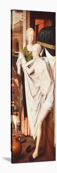 Bathsheba at Her Bath by Hans Memling-null-Stretched Canvas