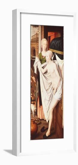 Bathsheba at Her Bath by Hans Memling-null-Framed Giclee Print