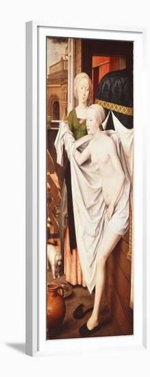 Bathsheba at Her Bath by Hans Memling-null-Framed Giclee Print