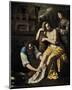 Bathsheba at her Bath-Artemisia Gentileschi-Mounted Premium Giclee Print