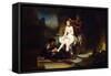 Bathsheba at Her Bath-Rembrandt van Rijn-Framed Stretched Canvas