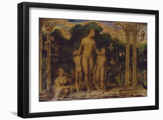 Bathsheba at the Bath-William Blake-Framed Giclee Print