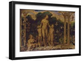 Bathsheba at the Bath-William Blake-Framed Giclee Print