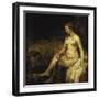 Bathsheba Bathing, 1654-Rembrandt van Rijn-Framed Premium Giclee Print