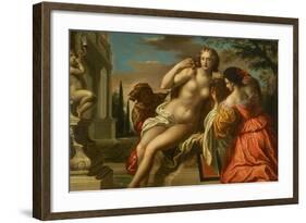 Bathsheba Bathing-Antonio Triva-Framed Giclee Print