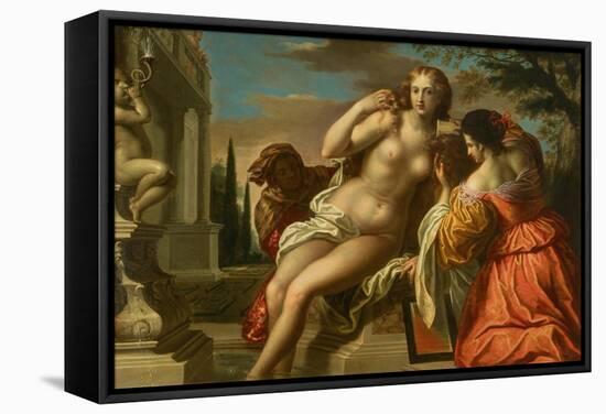 Bathsheba Bathing-Antonio Triva-Framed Stretched Canvas