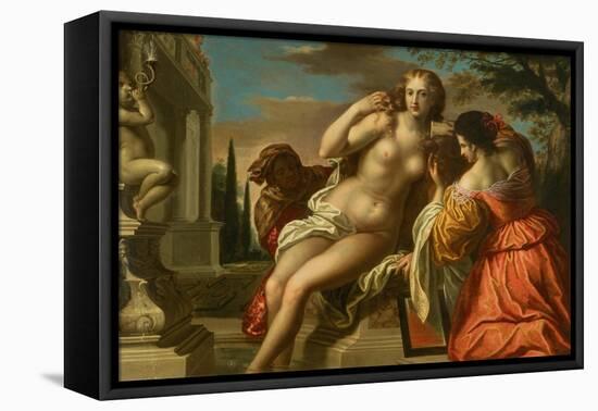 Bathsheba Bathing-Antonio Triva-Framed Stretched Canvas