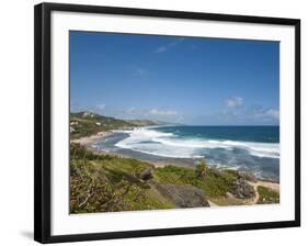 Bathsheba Beach, Barbados, Windward Islands, West Indies, Caribbean, Central America-Michael DeFreitas-Framed Photographic Print