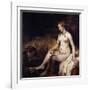 Bathsheba with David's Letter-Rembrandt van Rijn-Framed Giclee Print