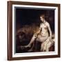 Bathsheba with David's Letter-Rembrandt van Rijn-Framed Giclee Print