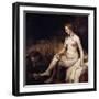 Bathsheba with David's Letter-Rembrandt van Rijn-Framed Giclee Print