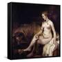 Bathsheba with David's Letter-Rembrandt van Rijn-Framed Stretched Canvas